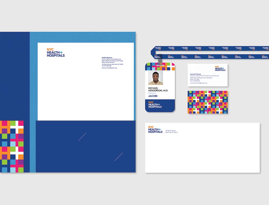 NYC Health and Hospitals stationary