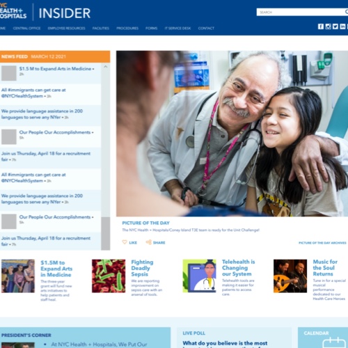 NYC Health + Hospitals Intrant Design project